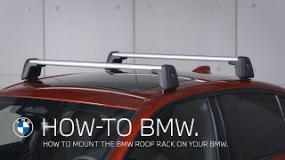 How to mount the BMW Roof rack – BMW HowTo [upl. by Shellie60]