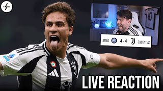 LA DOPPIETTA DI YILDIZ MI FA GODERE 👅💦  INTER JUVENTUS 44 LIVE REACTION [upl. by Ocsirf]