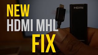 HDMI MHL cable not working with phone QUICK FIX UPDATED [upl. by Anitsyrk]