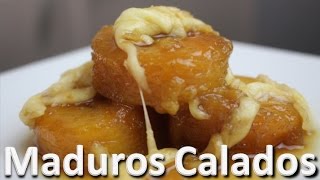 Como Hacer Maduros Calados Receta  Postre De Platano Maduro Facil y Rapido [upl. by Enyrb336]