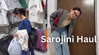 Sarojini Nagar Market Try On Haul Everthing under ₹500 [upl. by Asen]