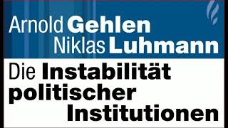 Arnold Gehlen Vortrag Die Institutionen und die Probleme der Ethik [upl. by Lib737]