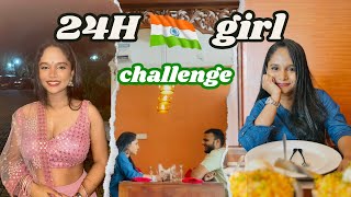 Living as an 🇮🇳 girl for a day  අපි challenge එකක් කළා 🌝🥨  වෙනස්ම Day Vlog එකක් [upl. by Benedicta]