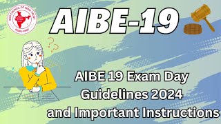 AIBE19 2024 Crack the Exam with These Tips📚✏️📝😃🤔indranilsen6869 [upl. by Haisi880]