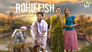 GIANT ROHU FISH FRY  Big size Rohu Fish Fried in my Village Home  ഭീമൻ മത്സ്യം  Fish fry Recipe [upl. by Emogene]