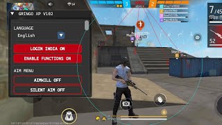 H4x new mod menu free fire hack v bagge id me hack💀👻💀 [upl. by Orabelle]