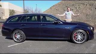 The 2021 MercedesAMG E63 Wagon Is the Dream Family Car [upl. by Boesch]