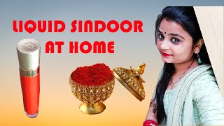 How to make liquid Sindoor at home easily with Natural Products [upl. by Walden]