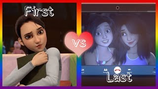 animated queer couples first vs last scenes part 3 [upl. by Teerell]