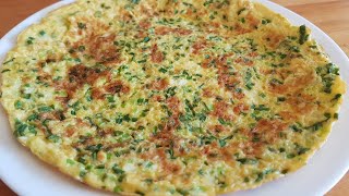 Omelette à la cibouletteOmelette à la ciboulerecette chinoise [upl. by Nhaj]