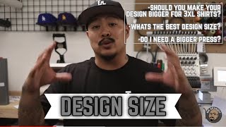 The Best Size For T Shirt Designs [upl. by Ahsirak929]