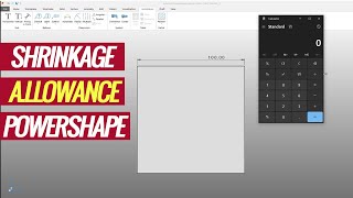 How to Add a Shrinkage Allowance in a Die Block Using Powershape [upl. by Garvy]