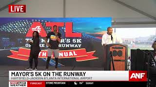 WATCH LIVE Mayors 5K on the 5th Runway 2024  Atlanta News First [upl. by Agnizn54]