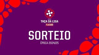 SORTEIO  TAÇA DA LIGA FEMININA PLACARD [upl. by Hubing]