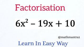 Factorization of Algebraic Expressions  Factorization Class 8  Factorization Method  Factorize [upl. by Jannel]