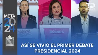 Qué pasó en el primer debate presidencial 2024 [upl. by Intisar]