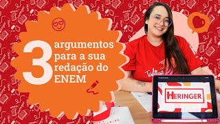 Argumentos para a sua redação no Enem 001 redaçãoenem [upl. by Gati777]