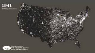 The Growth of US Newspapers 16902011 [upl. by Sesiom581]