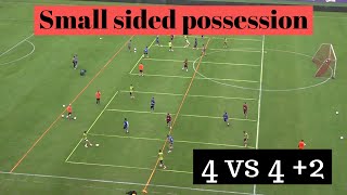 Small sided possession 4v42 [upl. by Verda656]