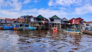 Tonle Sap  floating village of Kampong Pluk [upl. by Otokam994]