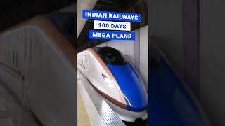 🚉🚨100Day Master Plan For Indian Railways indianrailways [upl. by Kung]