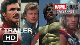 70’s MARVEL STUDIOS PHASE ONE  Teaser Trailer  Burt Reynolds Dustin Hoffman  Retro Concept [upl. by Gibe880]