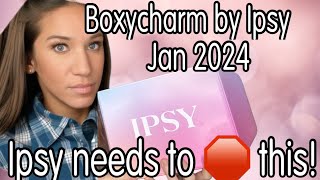 Boxycharm By Ipsy Jan 2024 Unboxing  IPSY This Has to stop [upl. by Enait]