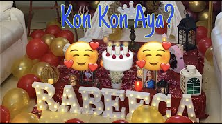 RABEECA KHAN PRE BIRTHDAY CELEBRATION BY KHURAIM KHAN🎂🎂🎂🥳🥳🎉❤️❤️ [upl. by Bernadene48]