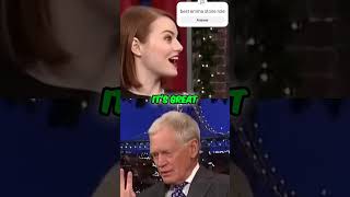 Emma Stone Hilarious and epic interview highlight ✨️ 😄 shorts [upl. by Harmony]