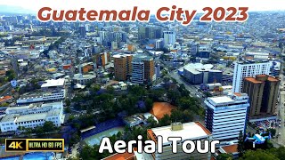 Guatemala City 2023 Drone 4K [upl. by Llirpa107]