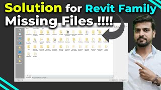 Family library Missing in Revit for all Version Solution Tutorial in Hindi  PTS CAD Expert [upl. by Semadar559]