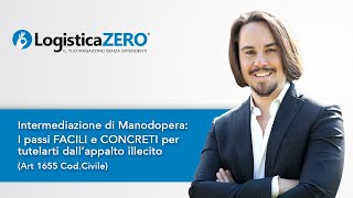 Evitare l intermediazione di manodopera 1 La costruzione dellappalto [upl. by Hairacaz]