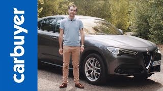 Alfa Romeo Stelvio SUV 2019 indepth review  Carbuyer [upl. by Ilrebmyk909]