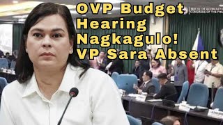 ZERO BUDGET NA NGA BA ANG OFFICE OF THE VICE PRESIDENT [upl. by Turner]