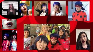 GROUP COLLAB Miraculous Ladybug Theme Song cover [upl. by Sonstrom]