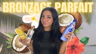 BRONZAGE PARFAIT  ASTUCES CONSEILS amp PRODUITS FAVORIS 👙☀️ [upl. by Attena]