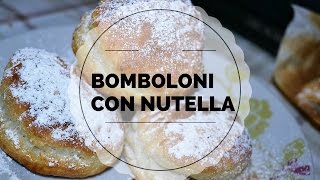 BOMBOLONI DI PASTA SFOGLIA CON NUTELLA  Maria Grazia [upl. by Llij648]