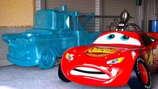 Lightning McQueen Freaks Out Seeing Frozen Mater  Cars Toys Movies Season 1 Disney Pixar [upl. by Oirifrop344]