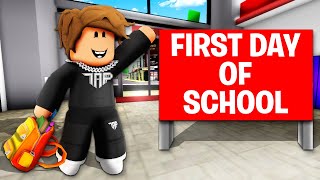 Baby Taps FIRST DAY of SCHOOL in Brookhaven RP [upl. by Yekciv]