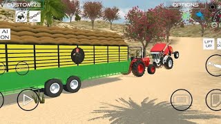 Tractor trolley wala game in 2024 new tractor wala game tractor tochan tractortrolley videos [upl. by Harrington]