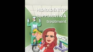 hidradenitis suppurativa  treatment mnemonics dermatology easy learning [upl. by Leizo431]