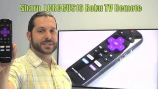 SHARP Roku TV LCRCRUS16 Remote Control  wwwReplacementRemotescom [upl. by Alleroif652]