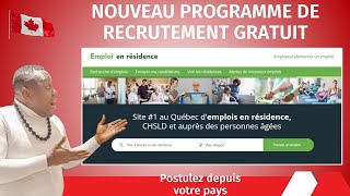 NOUVEAU PROGAMME DE RECRUTMENT GRATUIT EN JANVIER POUR IMMIGRER AU CANADA AVEC TA FAMILLE EN 2024😱 [upl. by Swayne258]