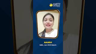 Amity University Online MBA Review  Gaurvi  Online Degree  Career After Online MBA [upl. by Xella]