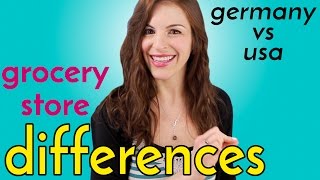 GROCERY STORES 4 Big Differences in Germany amp USA [upl. by Nyleahs]