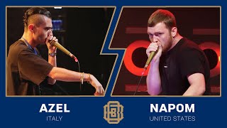 Beatbox World Championship 🇮🇹 Azel vs NaPom 🇺🇸 Quarterfinal [upl. by Yetsirhc]