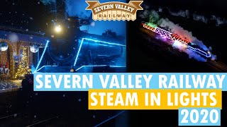 Behind the scenes of Steam in Lights 2020 on the Severn Valley Railway [upl. by Ecnarrot]