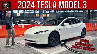 The 2024 Tesla Model 3 Dual Motor Is A Thoroughly Revised Premium Electric Sedan [upl. by Melony]