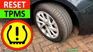 Tyre Pressure Warning Light is ON and How to reset Tyre Pressure Warning Light on Dashboard [upl. by Raseta]