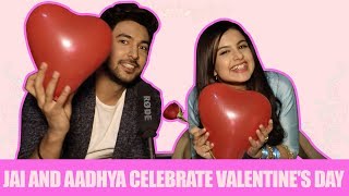 Internet Wala Love Jai and Aadhya celebrate Valentines Day [upl. by Odlaner]